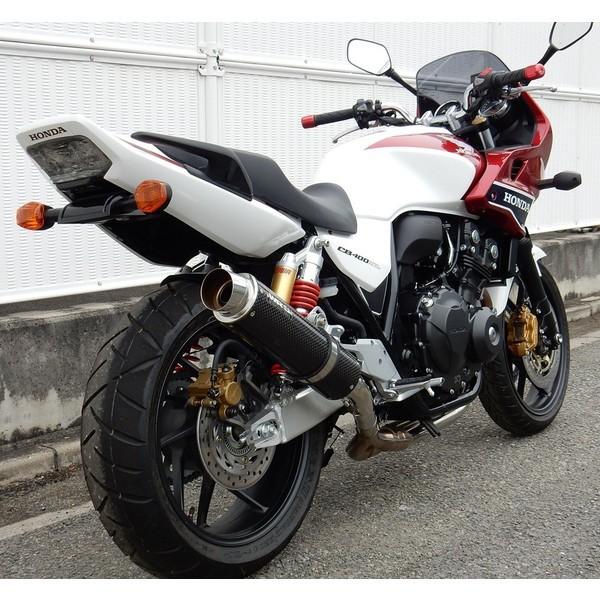 CB400SF・SB（EBL-NC42） ステンレスラウンドリアエキゾーストマフラー