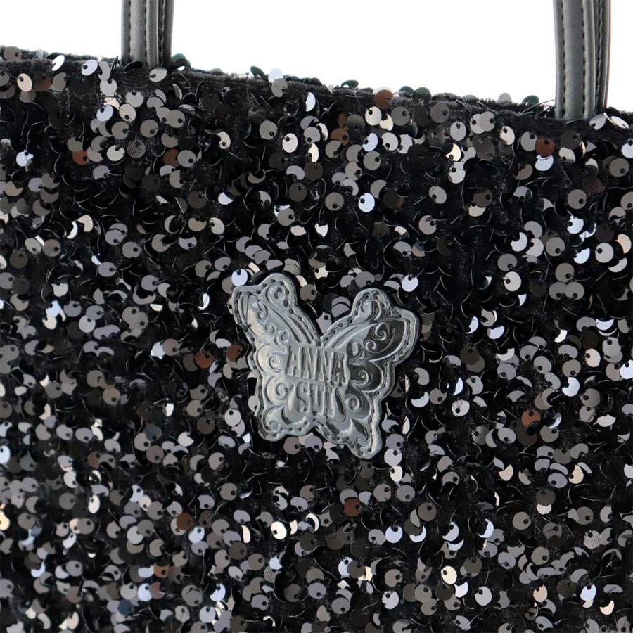 ANNA SUI（アナスイ） アナ スイ エコバッグ スパンコール ブラック