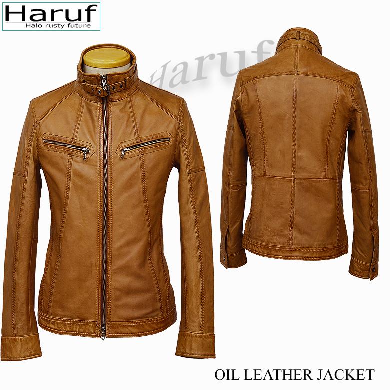 Haruf（ハルフ） レザージャケット ライダースジャケット メンズ 本革