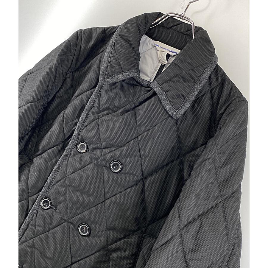 コムデギャルソンシャツ キルティングピーコート 22AW メンズ SIZE M