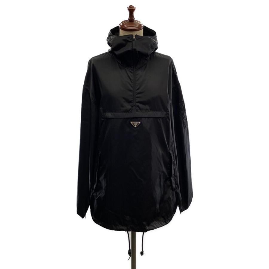 プラダ アノラックパーカー 18AW ブラック プルオーバー メンズ SIZE S