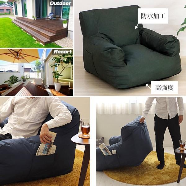 □在庫限り・入荷なし□ ソファ 一人掛け 防水生地 収納ポケット 幅