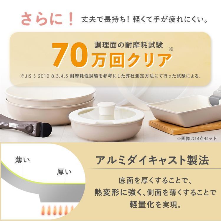 IRIS OHYAMA（アイリスオーヤマ） フライパンセット IH 13点セット