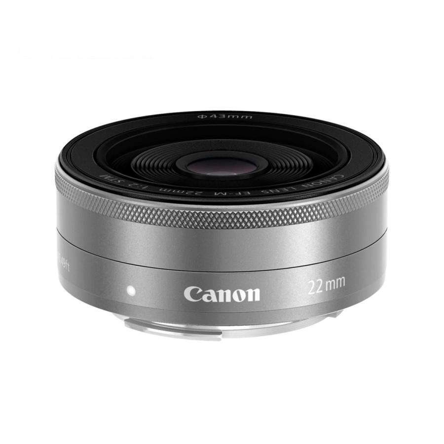 EF-M キヤノン EF-M22mm F2 STM シルバー 単焦点広角レンズ Canon