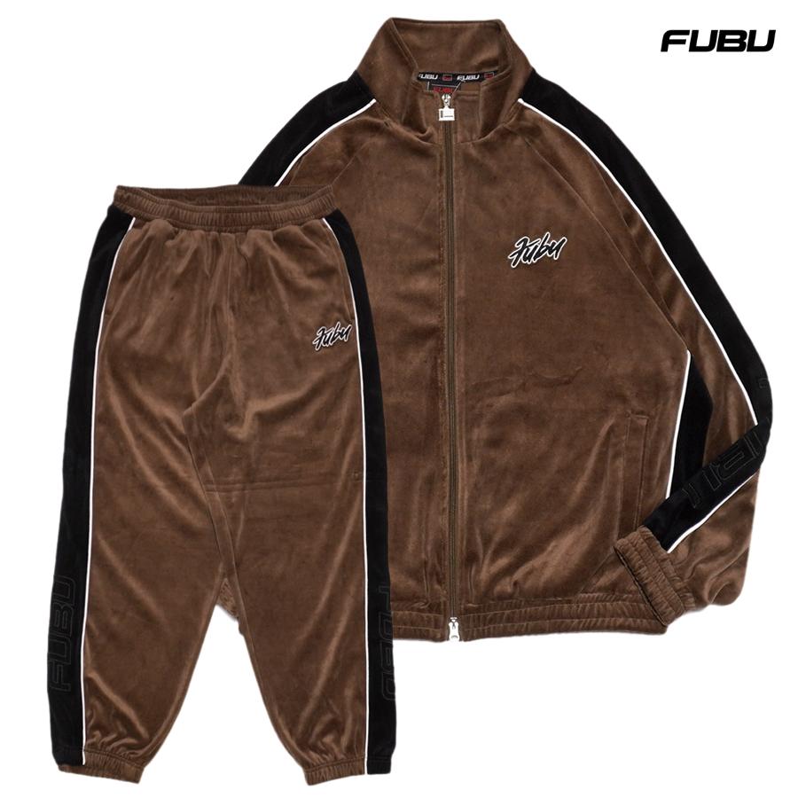 FUBU フブ ベロア セットアップ 上下セット トラックジャケット ベロア