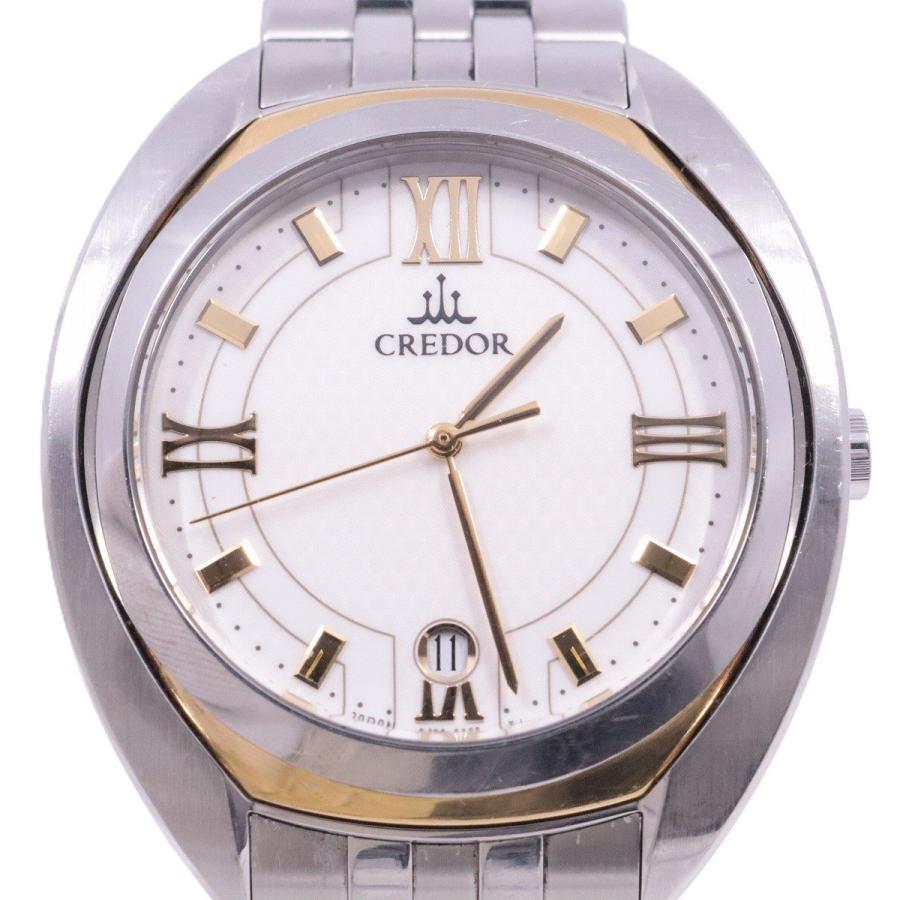 CREDOR SEIKO セイコー クレドール シグノ クォーツ メンズ 腕時計 18K