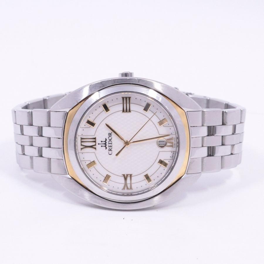 CREDOR SEIKO セイコー クレドール シグノ クォーツ メンズ 腕時計 18K