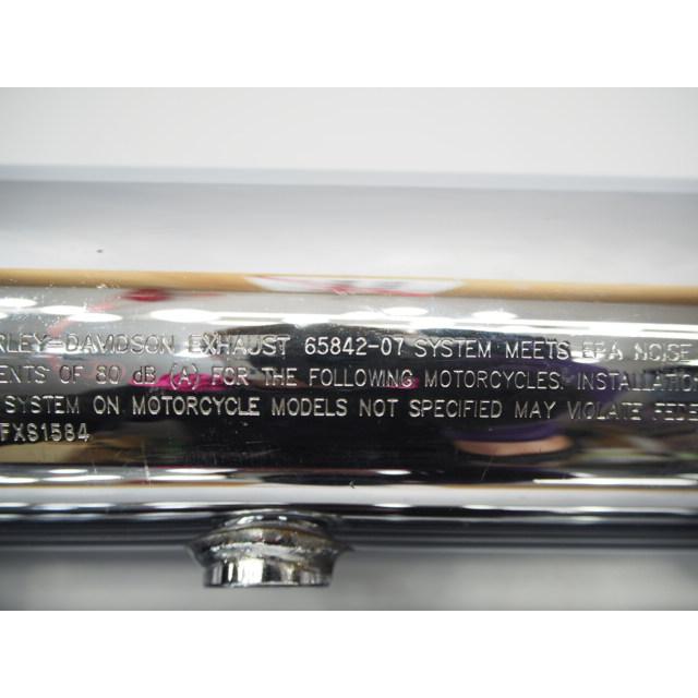 ハーレー ソフテイル FLSTC1580純正マフラーのサイレンサー 2本 65842