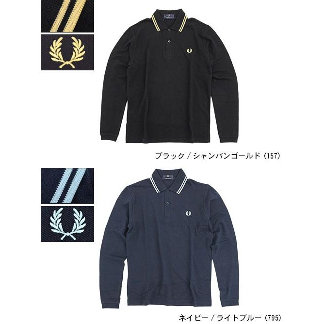 FRED PERRY（フレッドペリー） ポロシャツ 英国製 長袖 メンズ M7115