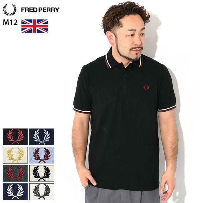 FRED PERRY（フレッドペリー） ポロシャツ 英国製 半袖 メンズ M12N