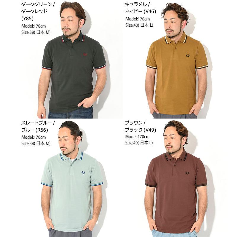 FRED PERRY（フレッドペリー） ポロシャツ 英国製 半袖 メンズ M12