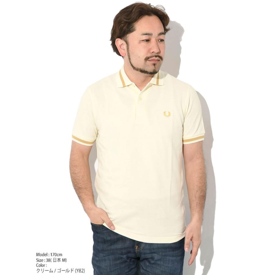 FRED PERRY（フレッドペリー） ポロシャツ 半袖 メンズ M2 シングル