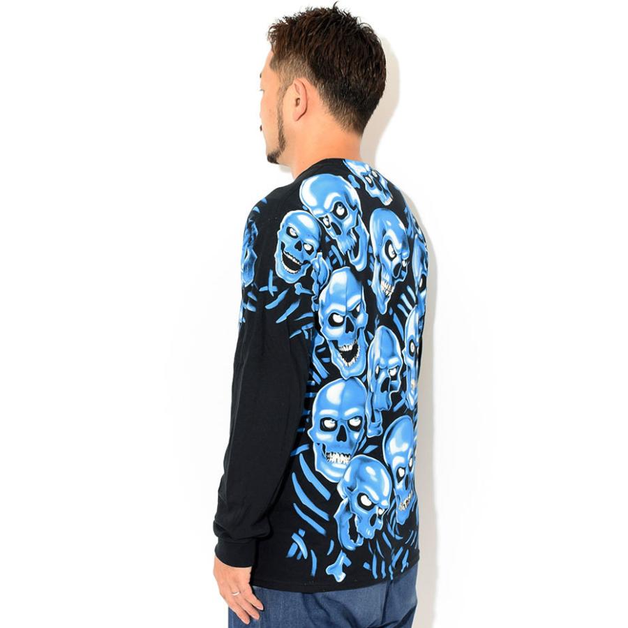 LIQUID BLUE リキッド ブルー Tシャツ 長袖 メンズ スカル パイル