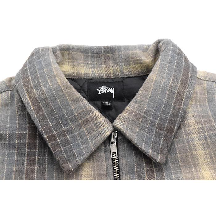 STUSSY（ステューシー） ジャケット メンズ Heavy Brushed Plaid Zip