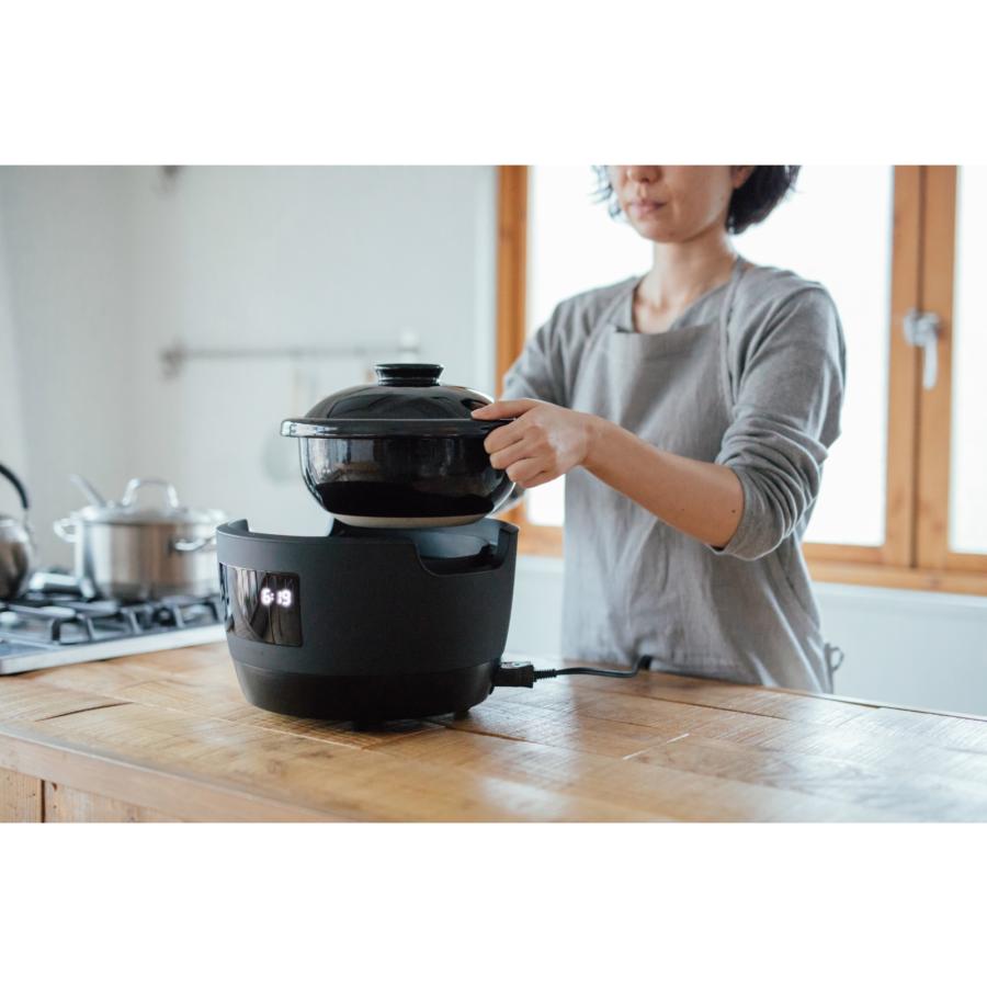 長谷園 公式 かまどさん電気 伊賀焼 シロカ かまどさん 炊飯器 土鍋