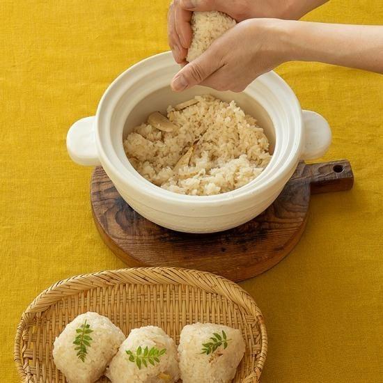 長谷園 公式限定取扱 かまどさんプレミアム 二合炊き 白 土鍋 かまど