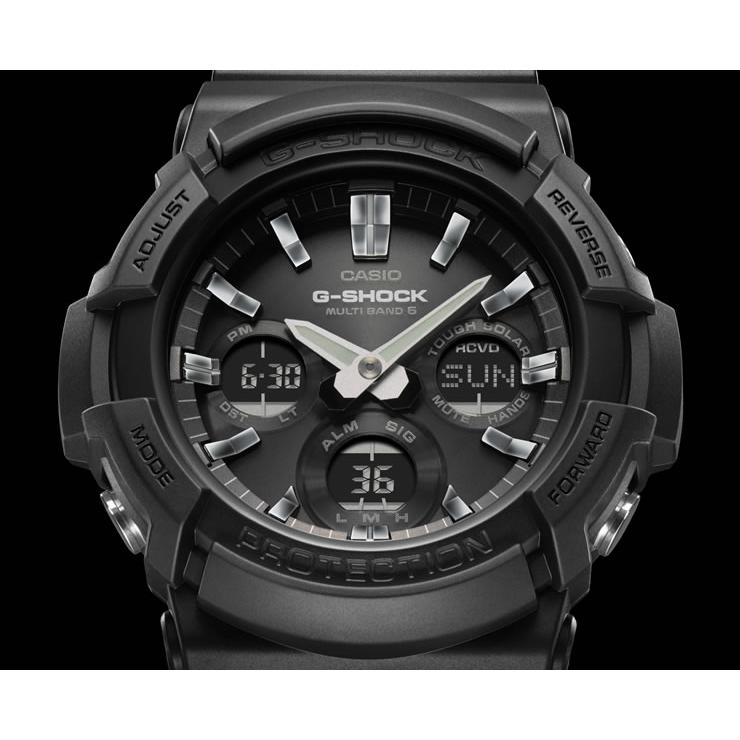 G-SHOCK 電波 ソーラー ビッグケース ブラック GAW-100B-1AJF CASIO