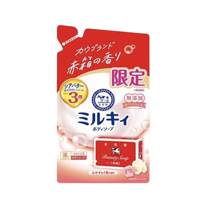 ミルキィ ボディソープ 360ml 1袋 赤箱の香り 心やすらぐ花の香り カウ