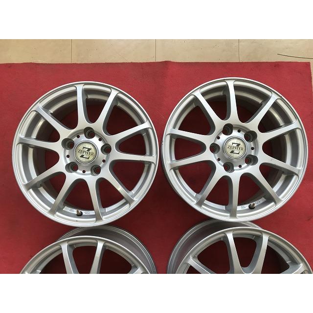ZEPHYR ゼファー 15インチアルミホイール 15x6j+45 114.3 5穴 a-2079