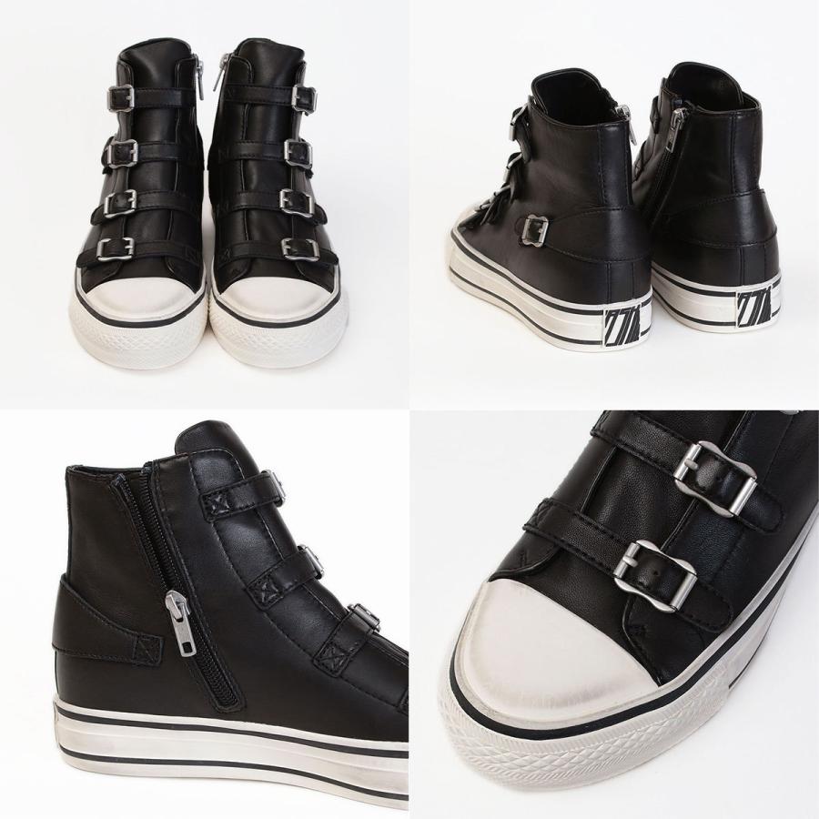 ASH（アッシュ） スニーカー ハイカット VIRGIN(ベルト) ジップ付き