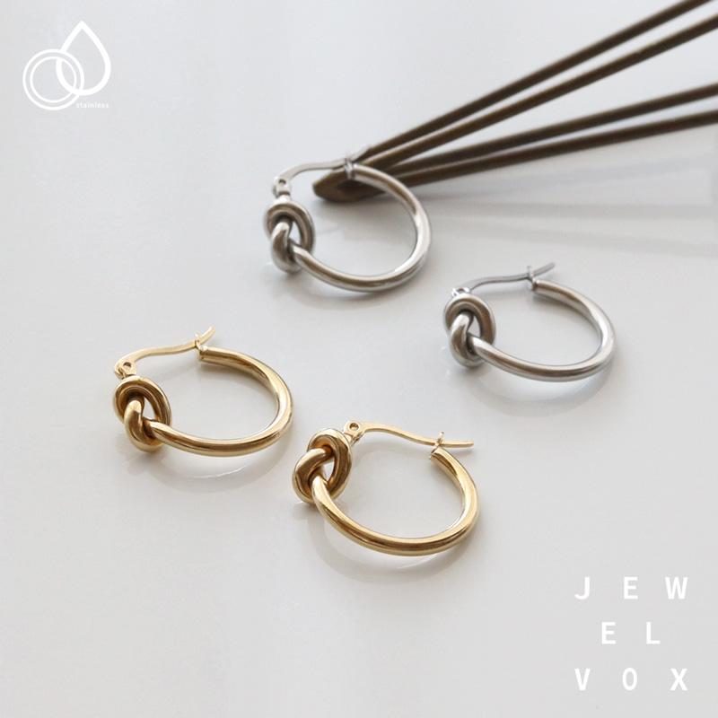 Jewel VOX フープピアス レディース 金属アレルギー対応 サージカル