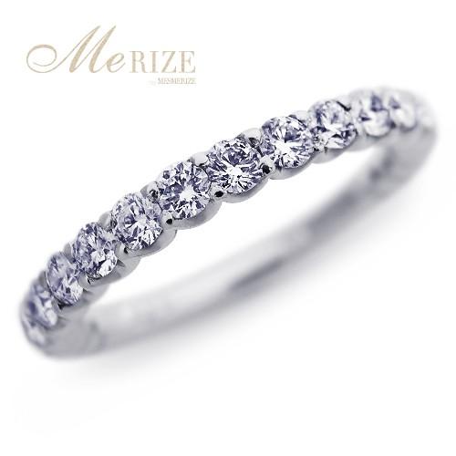 天然 ダイヤ 0.70ct ハーフ エタニティ リング K18 ゴールド各色
