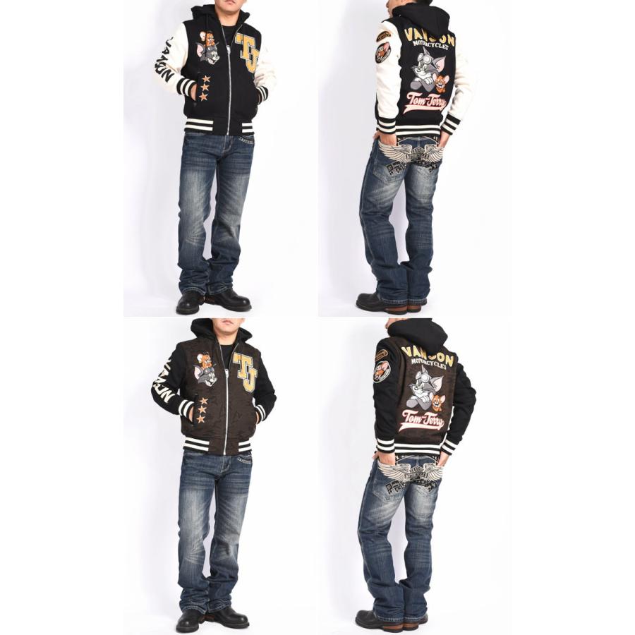 VANSON（バンソン） × トムとジェリー コラボ スタジャン トム