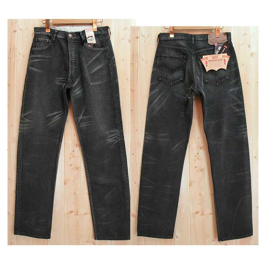 Levi's（リーバイス） 501-0158 スプレーブラックユーズド 12oz