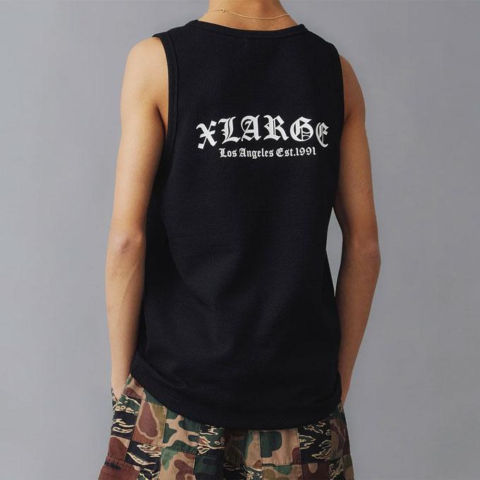 XLARGE（エクストラ ラージ） OLD ENGLISH WAFFLE TANK TOP オールド