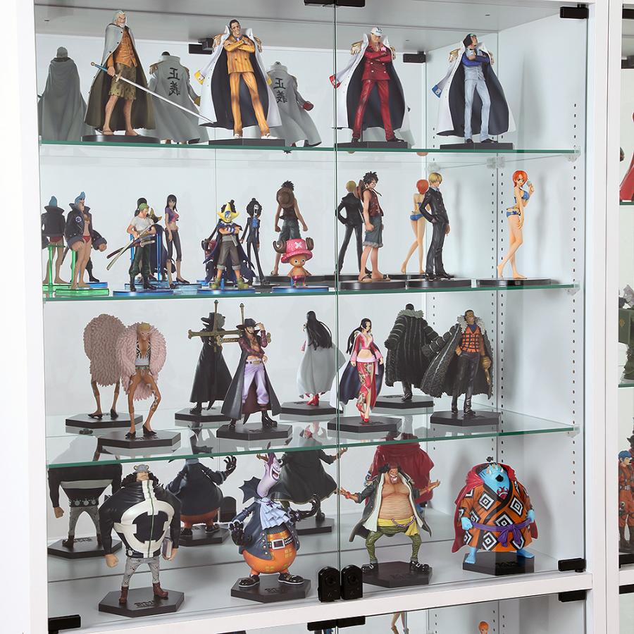 ミラーセット ( ミラー2枚組 ＋ 本体ハイタイプ 開き戸 幅83cm 奥行
