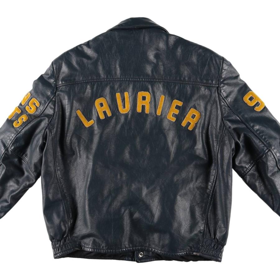 古着 80~90年代 EXPORT LEATHER GARMENTS LTD 襟付き オールレザー