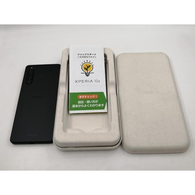 中古】SONY SoftBank 【SIMフリー】 Xperia 10 V ブラック 6GB 128GB