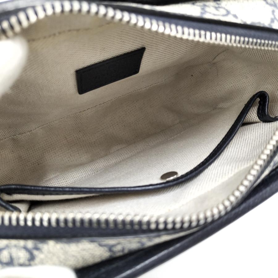 GUCCI（グッチ） ショルダーバッグ GGスプリーム ベージュ ネイビー