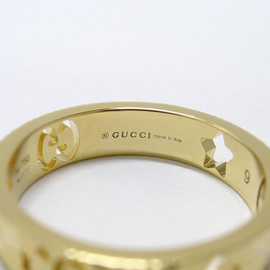 GUCCI（グッチ） アイコンリング スター 750YG K18YG イエローゴールド