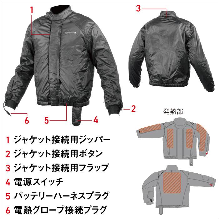コミネ（Komine） EK-112 12Vエレクトリックウォームシステムインナー