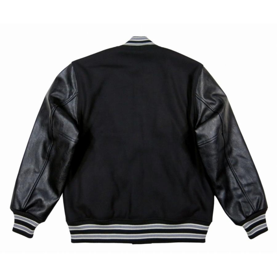 HOUSTON（ヒューストン） PUレザー × メルトンウール スタジャン 51189