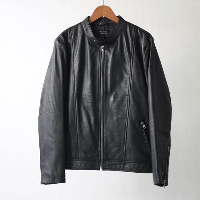 レザージャケット ライダース シングル 革ジャン メンズ 冬 本革