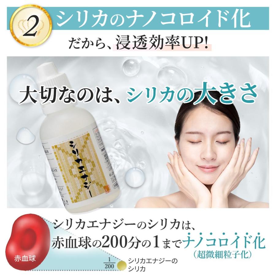 1本プレゼント】シリカエナジー 50ml 5本セット 原液 シリカ水 高濃度