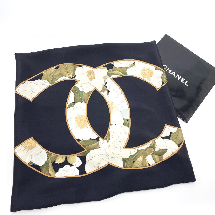 CHANEL（シャネル） スカーフ 大判スカーフ ココマーク チェーン