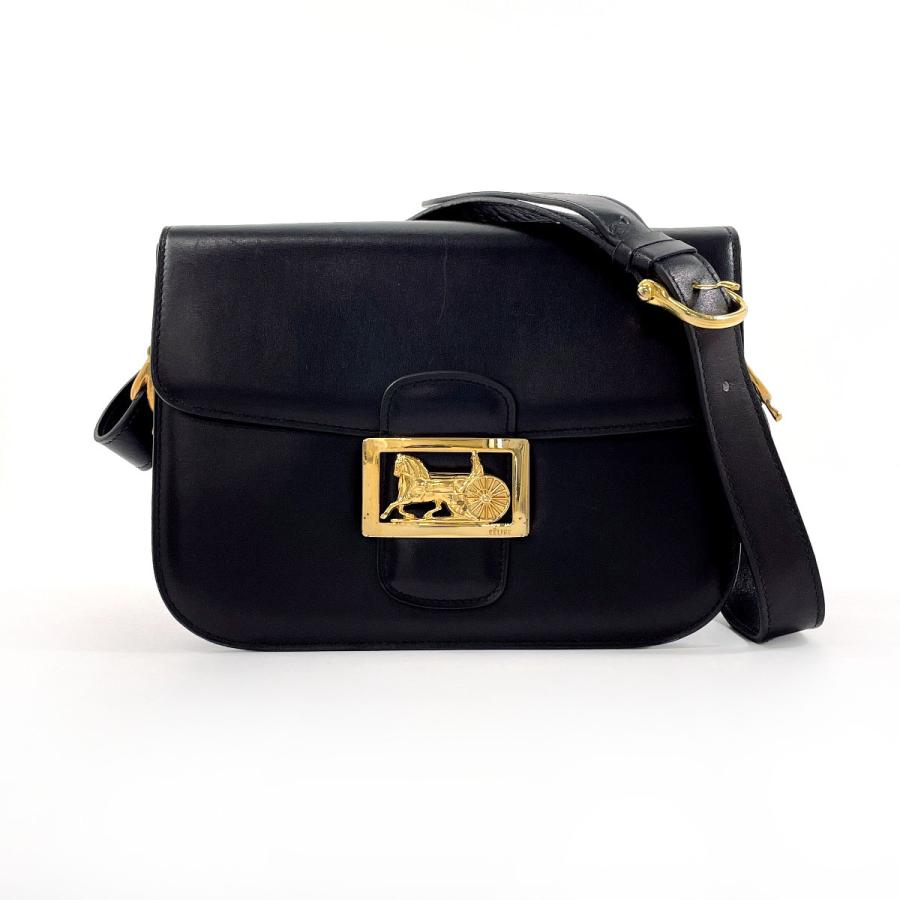 CELINE（セリーヌ） ショルダーバッグ 馬車金具 オールドセリーヌ