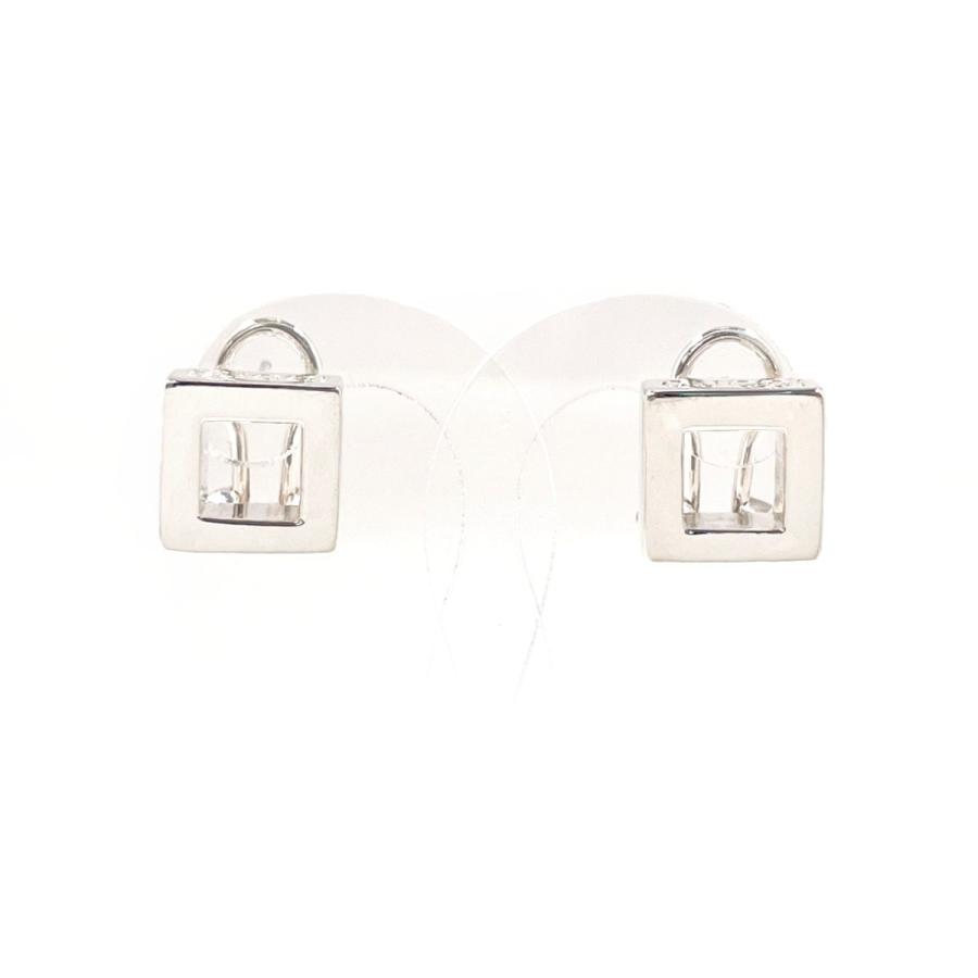 GUCCI（グッチ） ピアス オープン スクエア シルバー925 アクセサリー