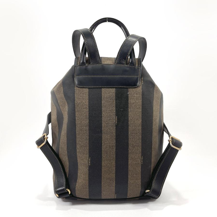 FENDI（フェンディ） リュック・デイパック ペカン ストライプ PVC