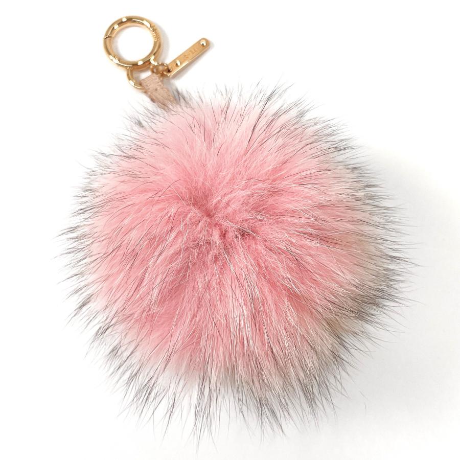 FENDI（フェンディ） キーホルダー チャーム ファー 7AR259 ポンポン