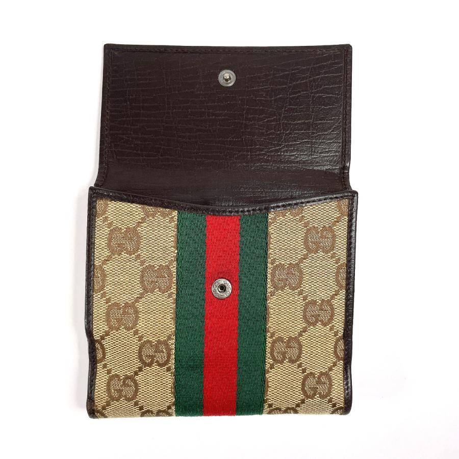 GUCCI（グッチ） 二つ折り財布 05474 ジャッキー シェリーライン GG