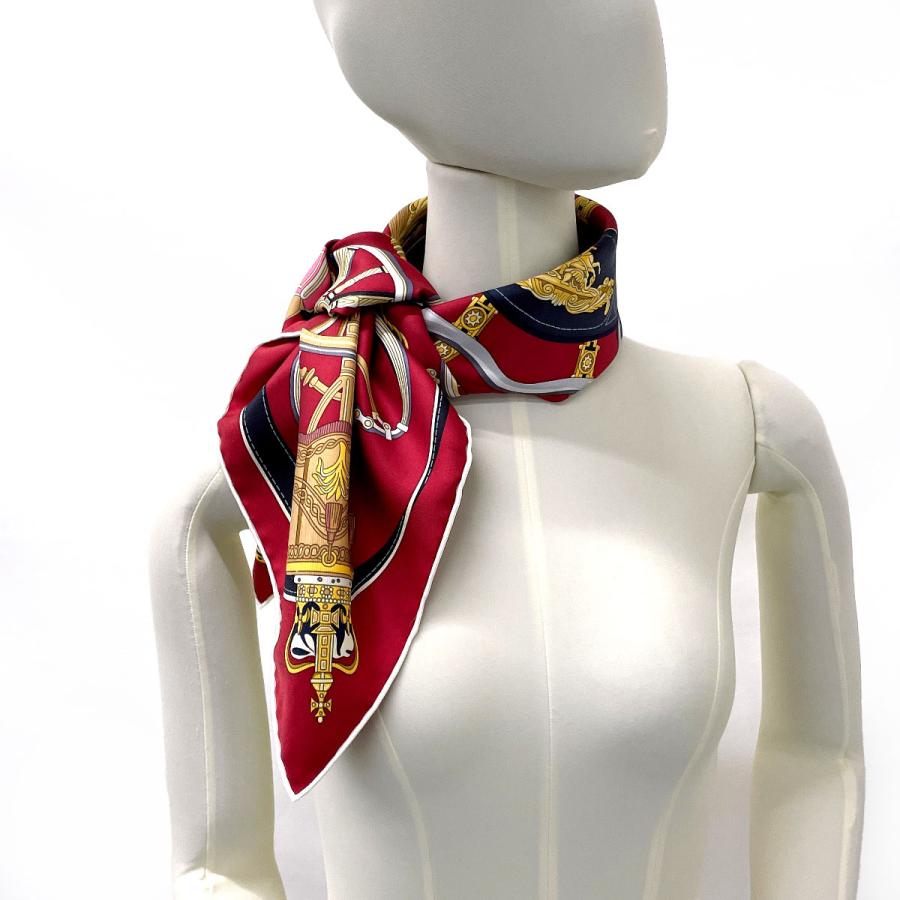 HERMES（エルメス） 未使用品 スカーフ カレ 90 ステイトリー ホイール