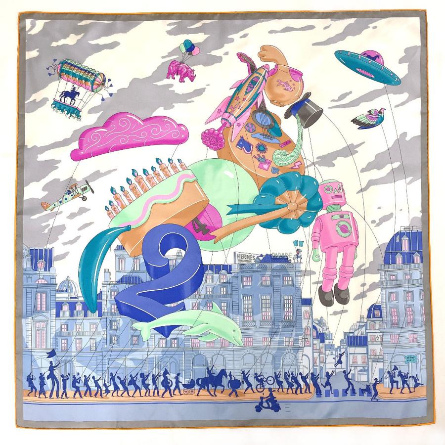 HERMES（エルメス） 未使用品 スカーフ カレ 90 パラード 大判スカーフ