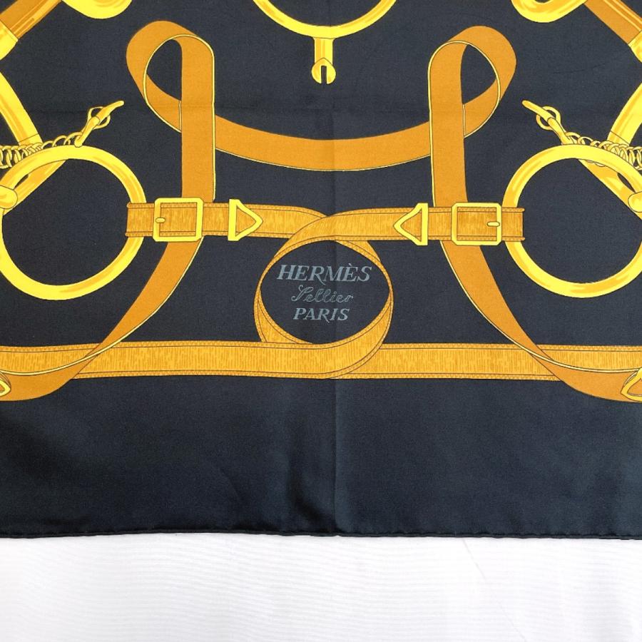 HERMES（エルメス） スカーフ カレ 90 Eperon d'or 黄金の拍車 大判
