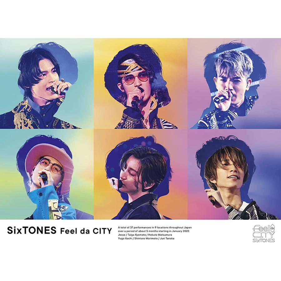SixTONES Feel da CITY 初回盤 Blu-ray 2枚組 三方背 デジパック仕様