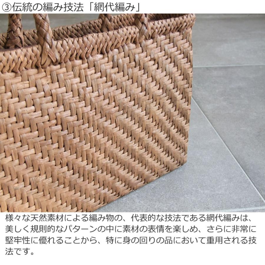 純国産 山形県 山葡萄かごバッグ 網代編み : おまめ - 通販 - Yahoo
