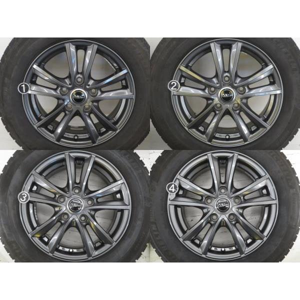 X-ICE 中古タイヤ ホイールセット 195/65R15 91T 15x6J +53 5穴 PCD114